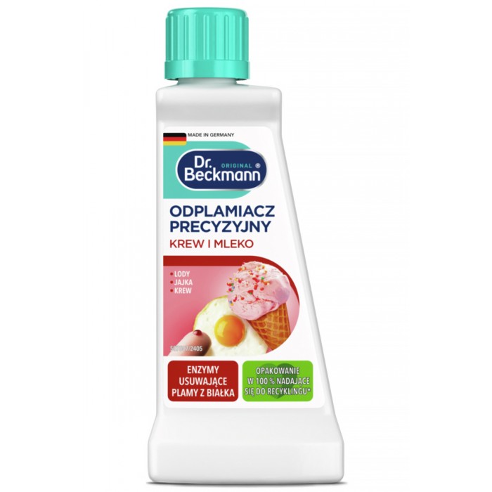 Засіб для видалення плям від крові та білкових забруднень Dr. Beckmann, 50 мл (004013/531113) - 